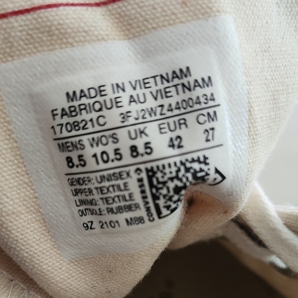 Converse Chuck Taylor Pride High Tops "We/Us/Ours" Men’s 8.5 / Women’s 10.5 - Picture 9 of 9